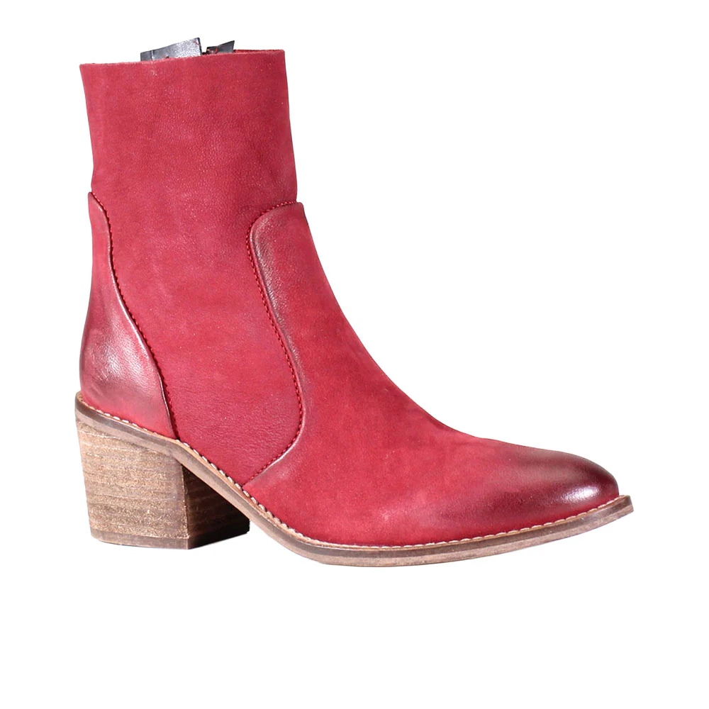 Majestic Zippered Round Toe Booties - Image 2