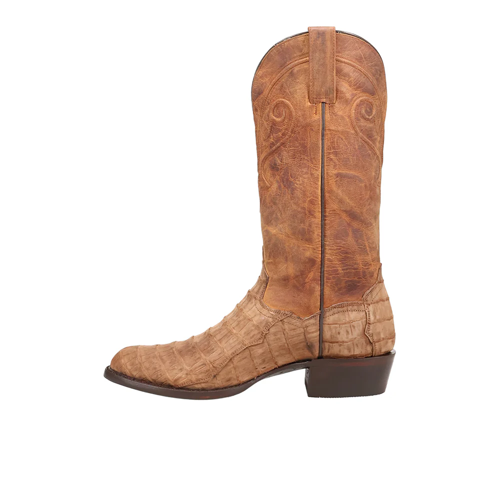 Makara Caiman Pull On Round Toe Cowboy Boots - Image 3