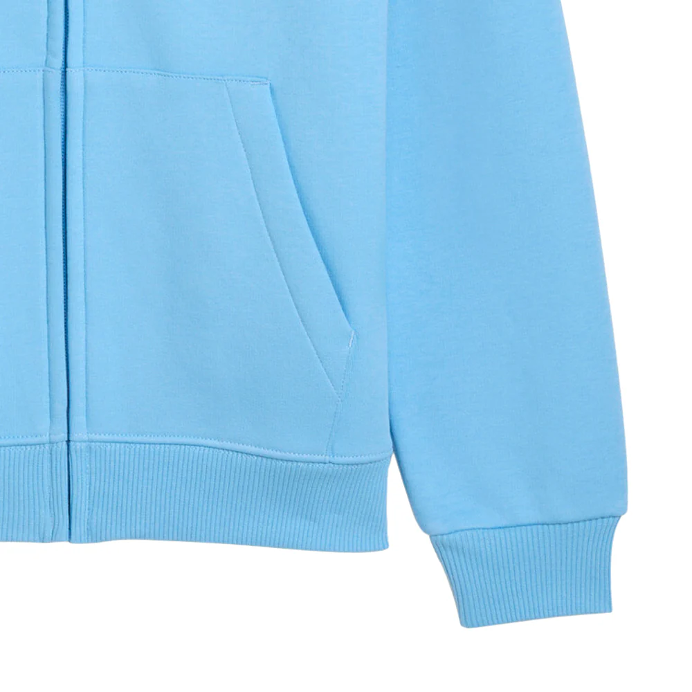Manchester City F.C. Ftbl Essentials Full Zip Hooded Jacket (Youth) - Image 3