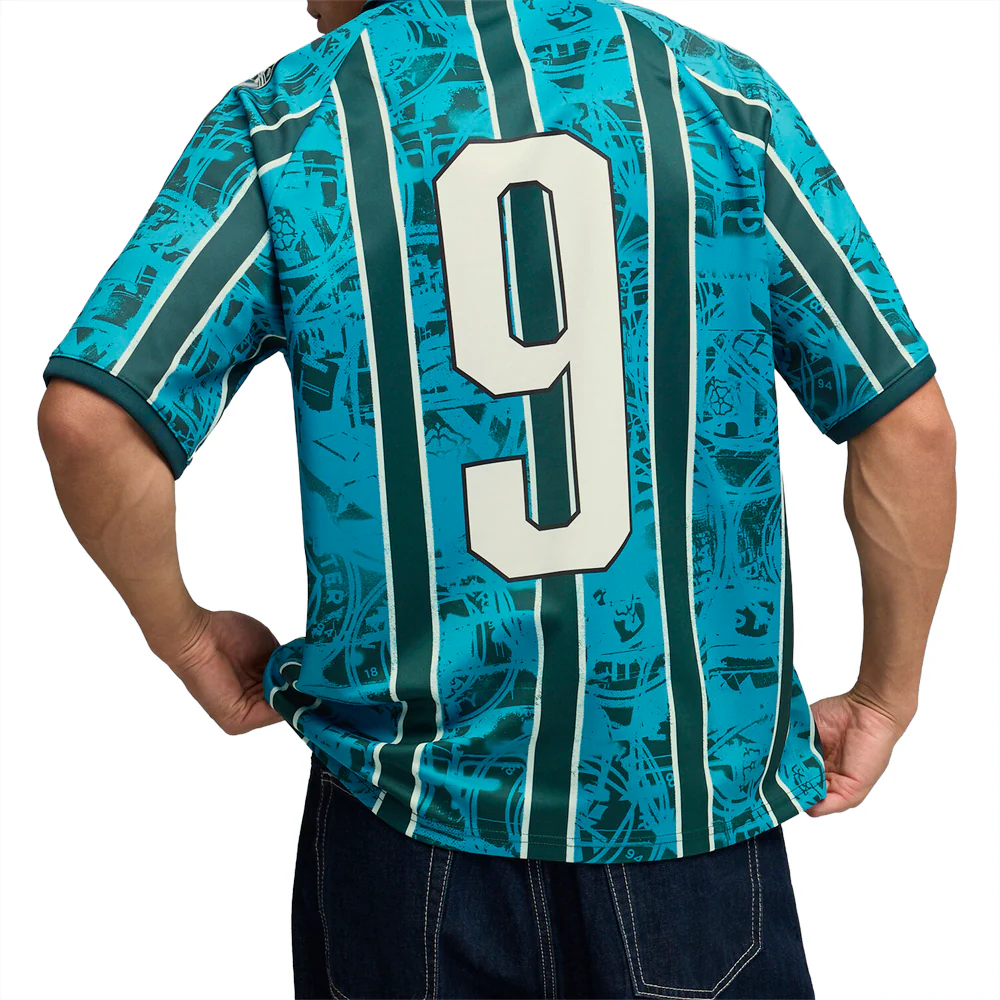 Manchester City King Retro Crew Neck Short Sleeve Soccer Jersey - Image 4