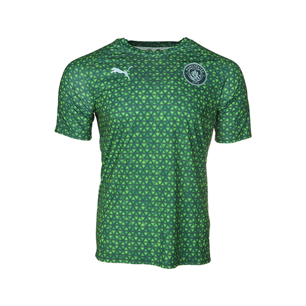 Manchester City F.C. Warm Up Crew Neck Short Sleeve Soccer Jersey