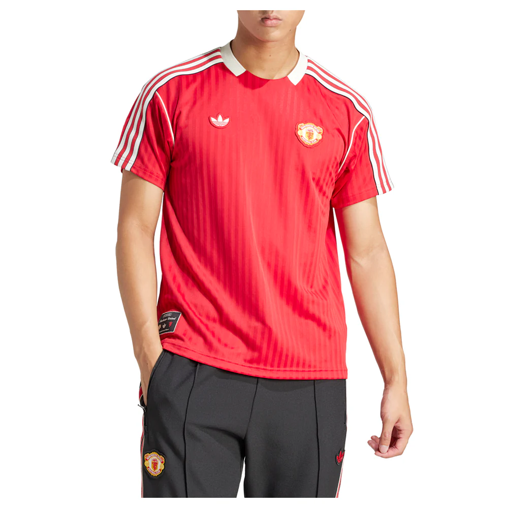 Manchester United Terrace Icons Crew Neck Short Sleeve Jersey - Image 3