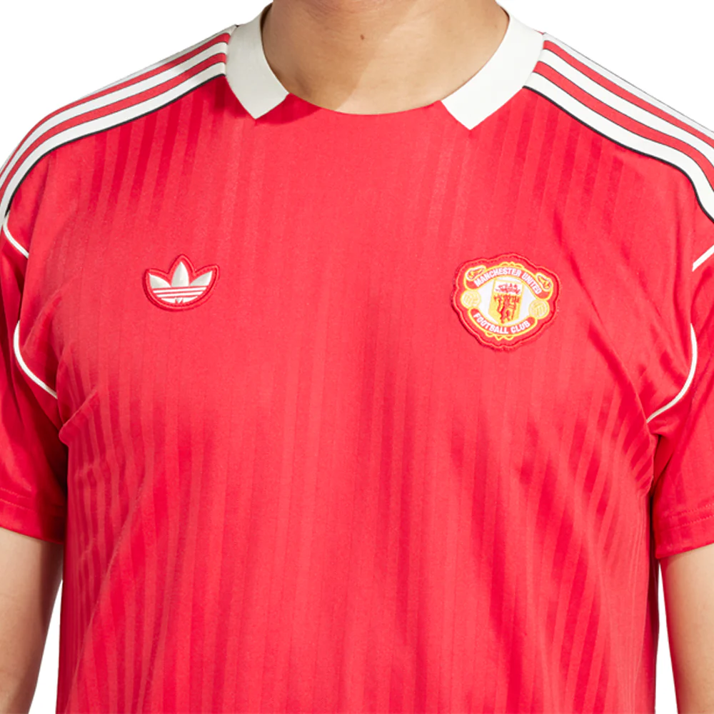 Manchester United Terrace Icons Crew Neck Short Sleeve Jersey - Image 5