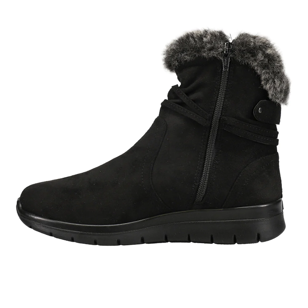 Marie Round Toe Pull On Snow Booties - Image 3