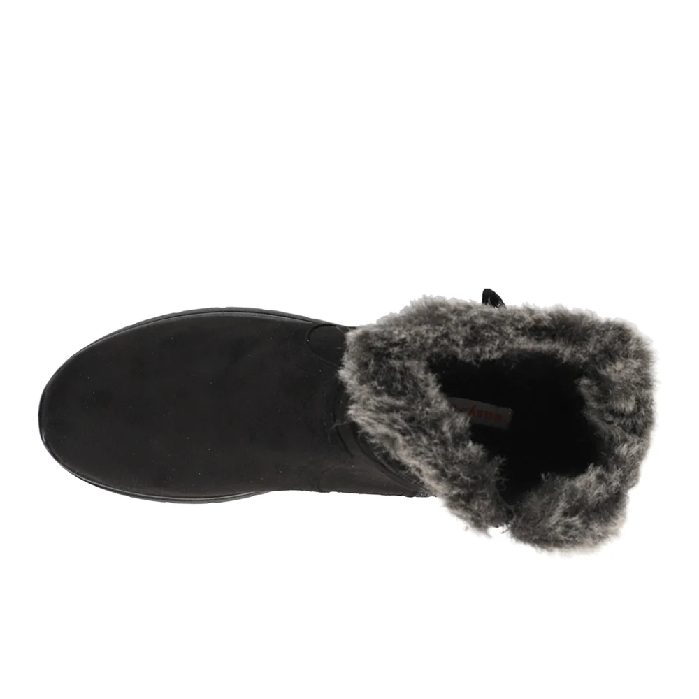 Marie Round Toe Pull On Snow Booties - Image 4