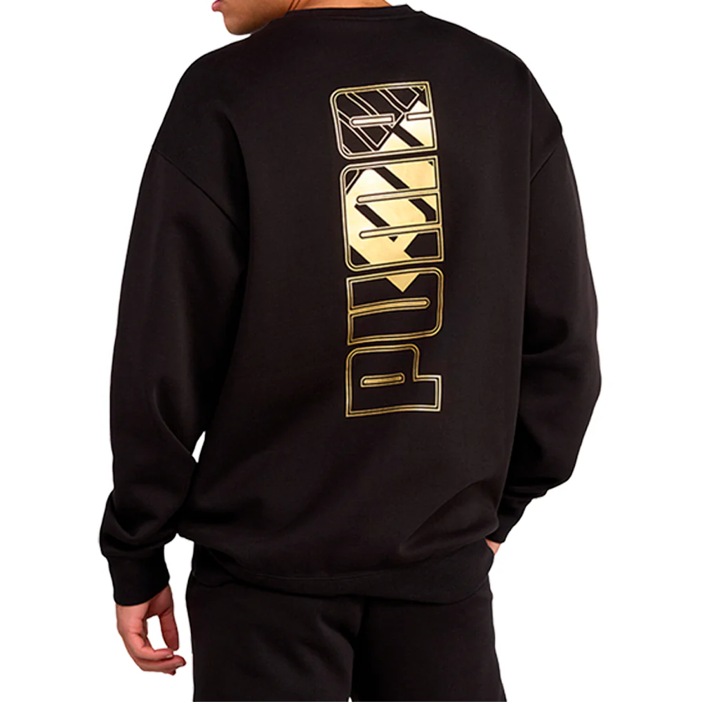 Maximal Metallic Relaxed Crew Neck Sweatshirt - Image 4