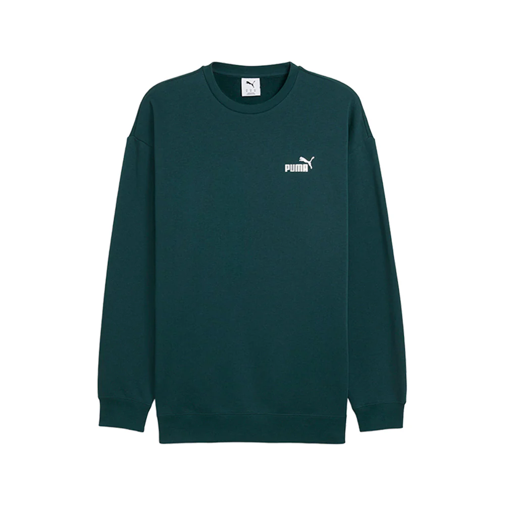 Maximal Metallic Relaxed Crew Neck Sweatshirt