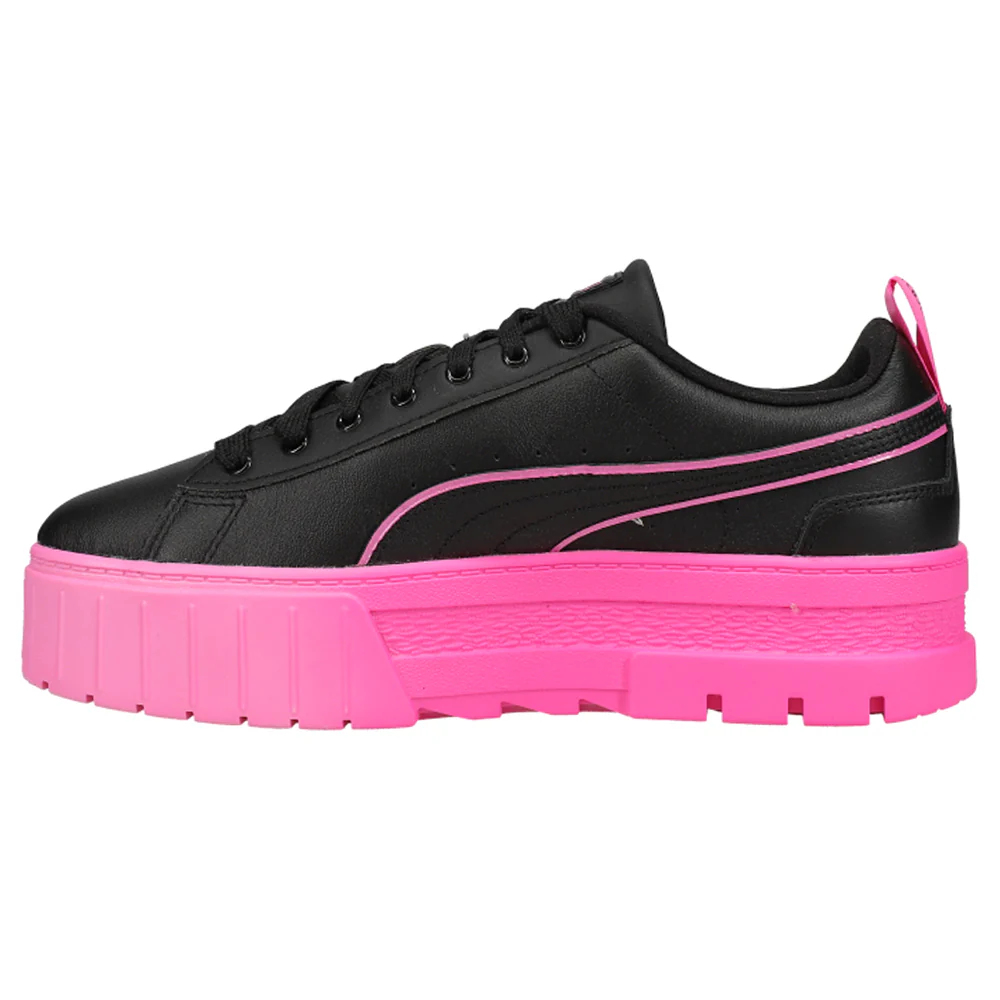Mayze 'Breast Cancer Awareness' Lace Up Platform Sneakers - Image 3