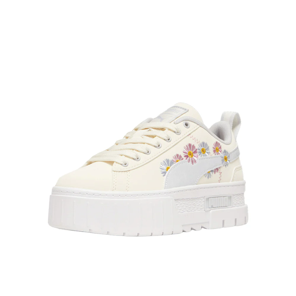Mayze Embroidered Floral Platform Sneakers (Big Kid) - Image 2