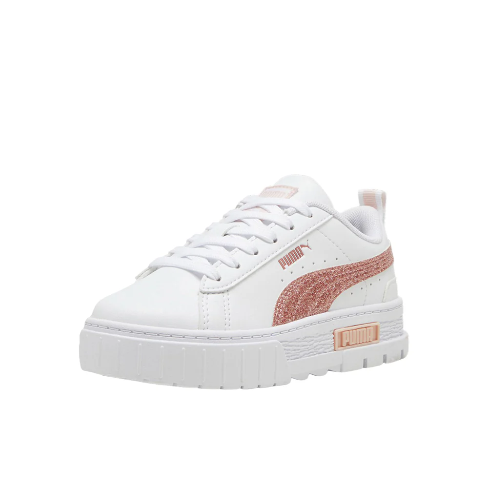 Mayze Glitter Lace Up Sneakers (Little Kid) - Image 2