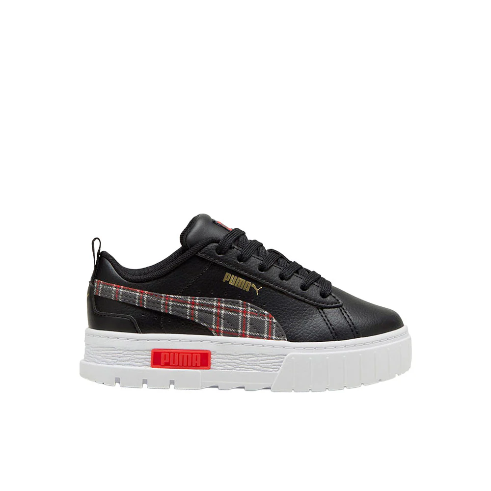 Mayze Winter Tartan Lace Up Sneakers (Little Kid) - Image 3