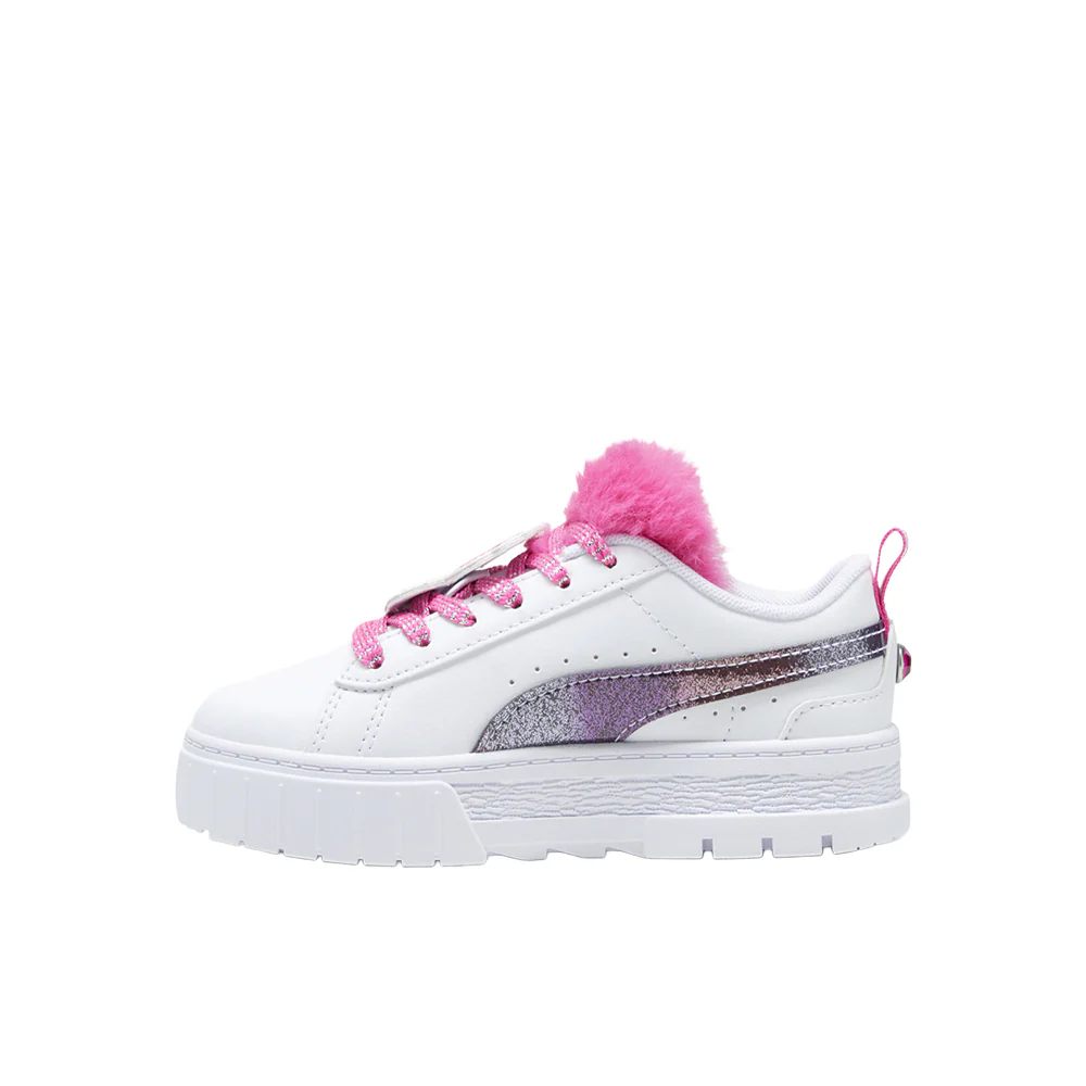 PUMA X TROLLS Mayze Glitter Platform Sneakers (Little Kid) - Image 3