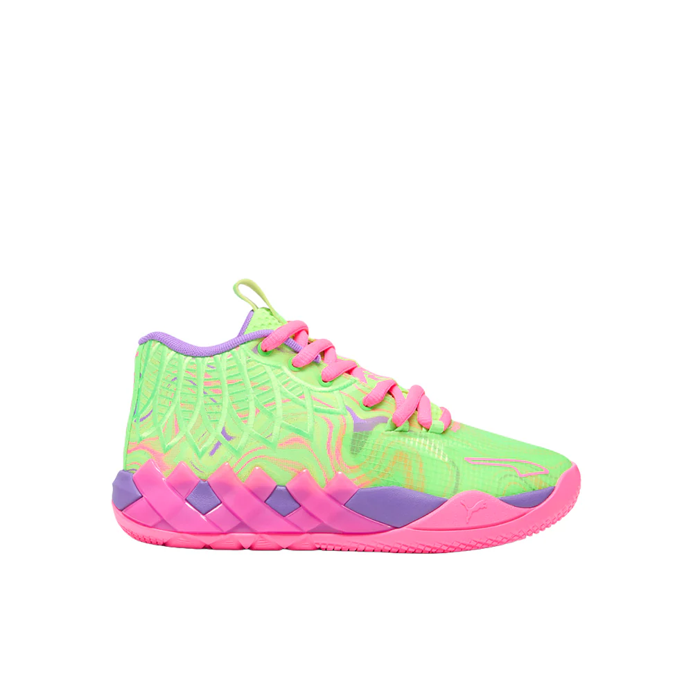 PUMA X LAMELO BALL MB.01 Inverse Toxic Basketball Shoes (Big Kid)