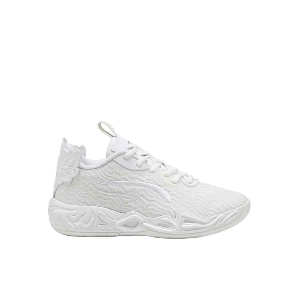 PUMA X LAMELO BALL MB.04 Lo Ice White Basketball Shoes (Big Kid)