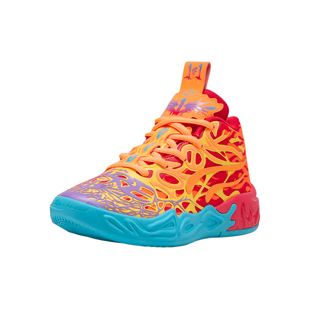 PUMA X LAMELO BALL MB.04 Phoenix Basketball Shoes (Little Kid) - Image 2