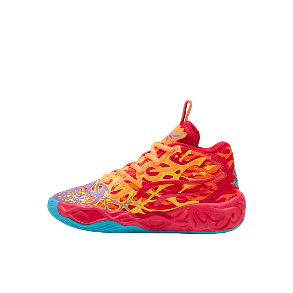 PUMA X LAMELO BALL MB.04 Phoenix Basketball Shoes (Little Kid) - Image 3