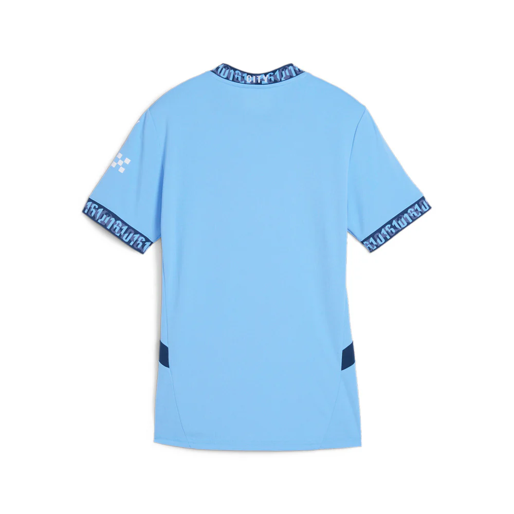 Manchester City F.C. Crew Neck Short Sleeve Home Soccer Jersey Replica - Image 2