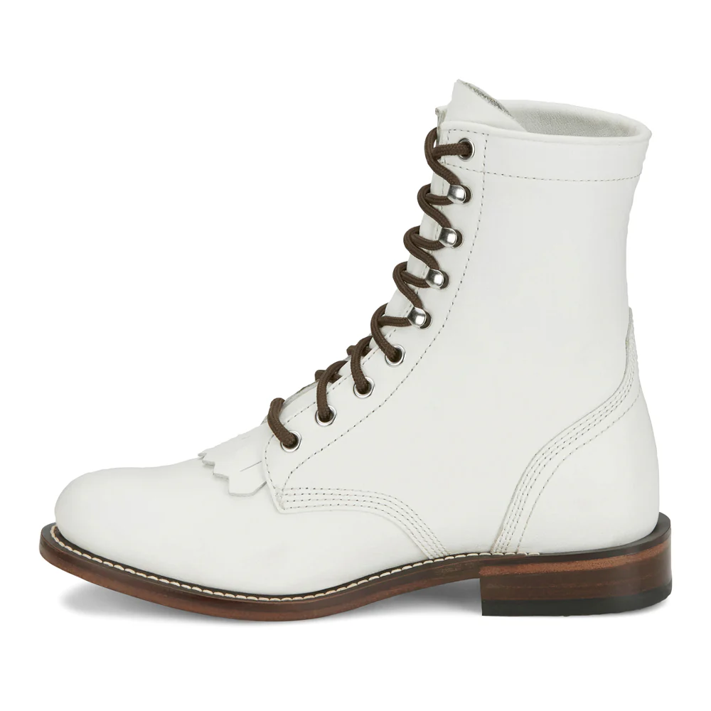 McKean 7 Inch Lace Up Roper Boots - Image 3