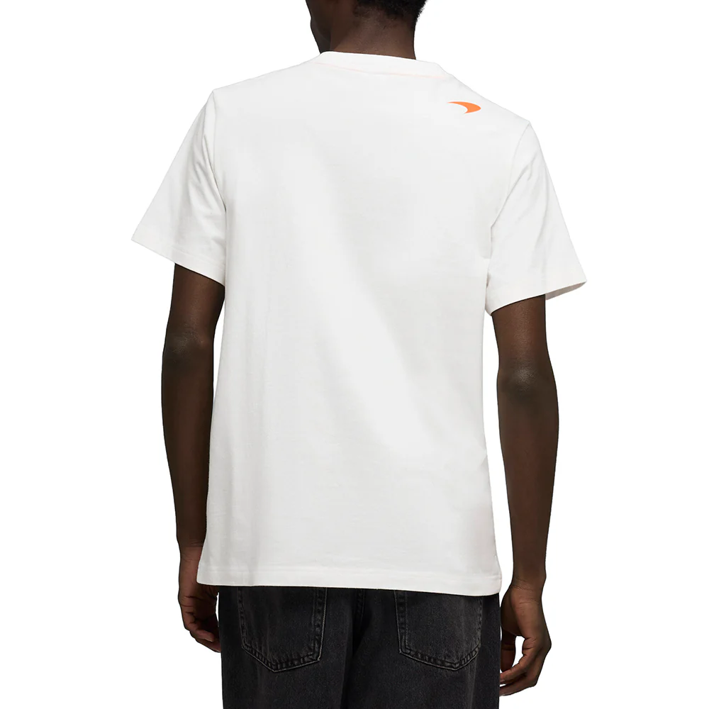 Mclaren Racing Driver Norris Graphic Crew Neck Short Sleeve T-Shirt - Image 4