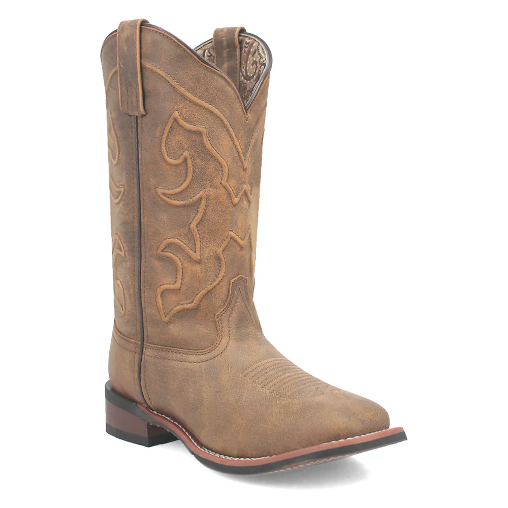 Megan Embroidered Square Toe Cowboy Boots - Image 2