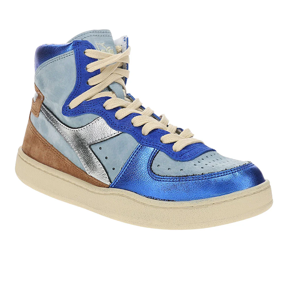 Mi Basket Metal Pigskin Used High Top Sneakers - Image 2