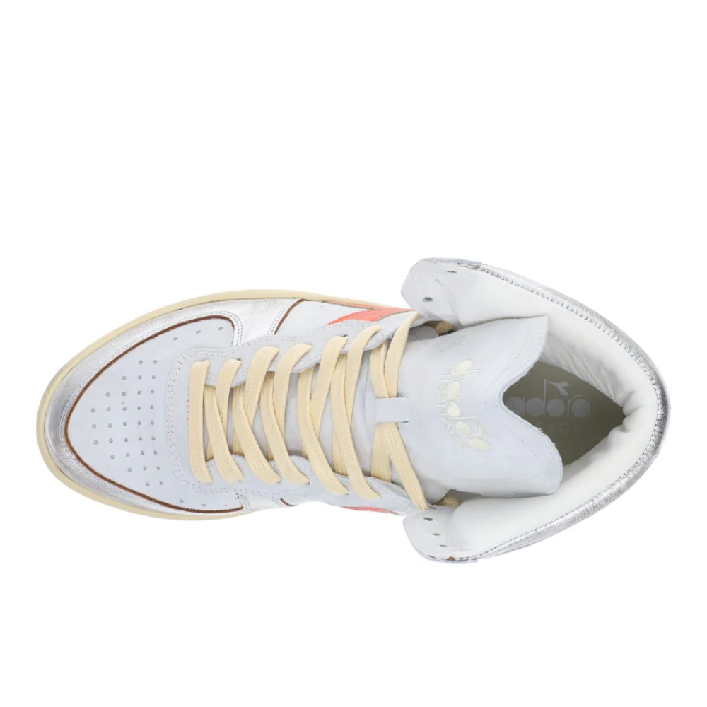 Mi Basket Metal Pigskin Used High Top Sneakers - Image 4