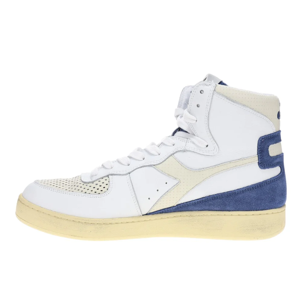Mi Basket Punched Italia Lace Up Sneakers - Image 3