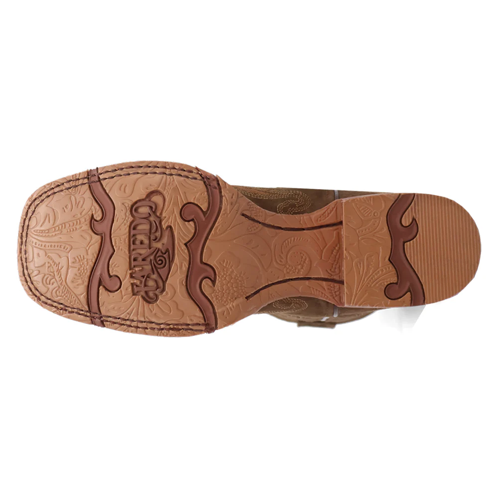 Millie Embroidered Square Toe Pull On Cowboy Boots - Image 5