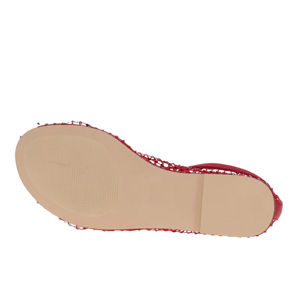 Mino Rhinestone Mesh Flats - Image 5