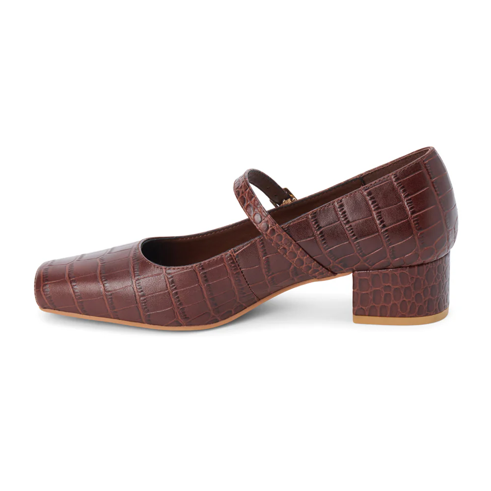Mirabelle Croc Mary Jane Pumps - Image 3