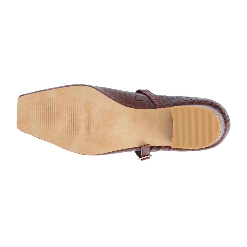 Mirabelle Croc Mary Jane Pumps - Image 5