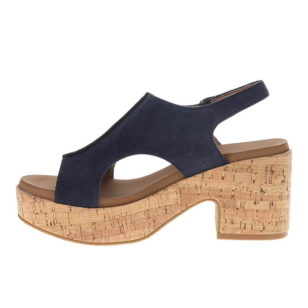 Miss Carley Block Heel Slingback Sandals - Image 3