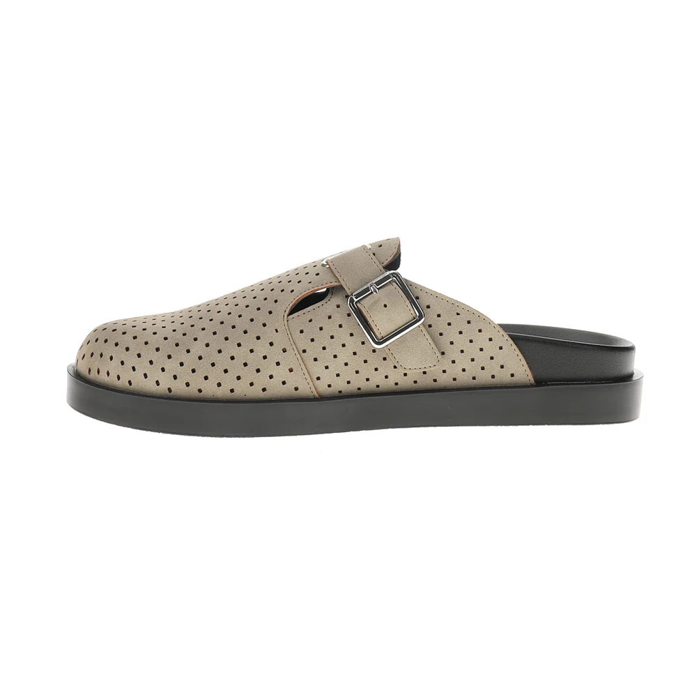 Montaine Perforated Slip On Clogs - Image 3