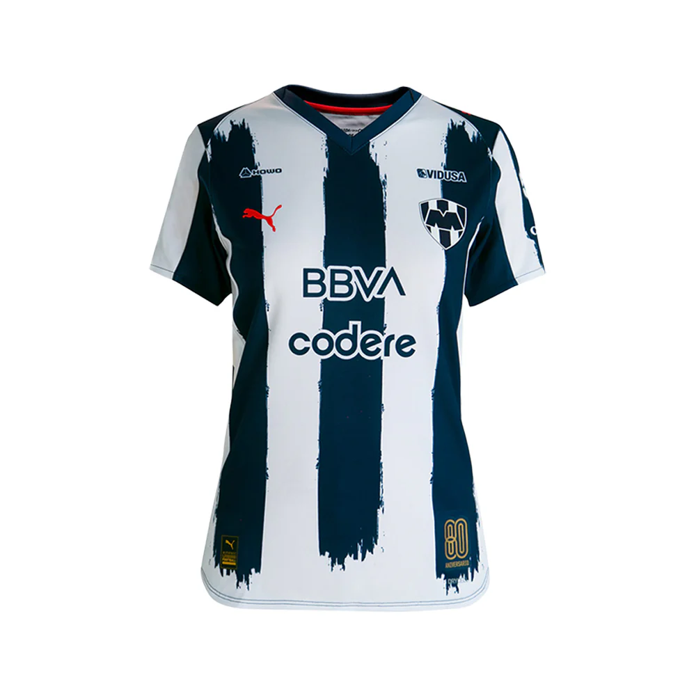Monterrey Crew Neck Short Sleeve Home Soccer Jersey Replica 25-26