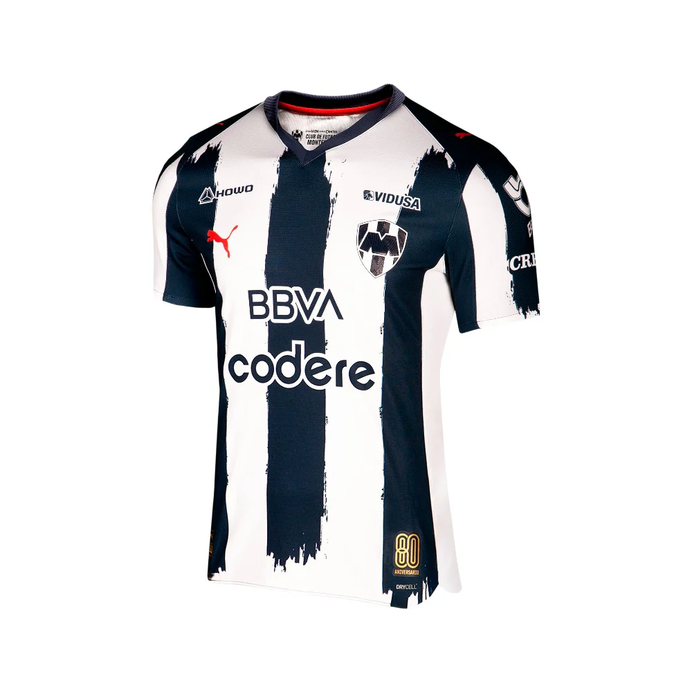 Monterrey Home Promo 25-26 Crew Neck Short Sleeve Soccer Jersey - Image 3