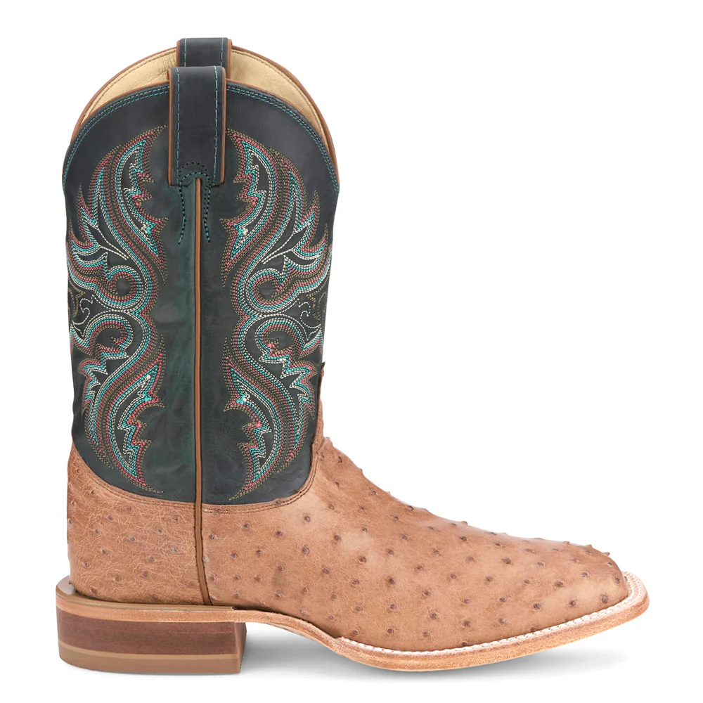 Moseley 11 Inch Full Quill Ostrich Square Toe Cowboy Boots