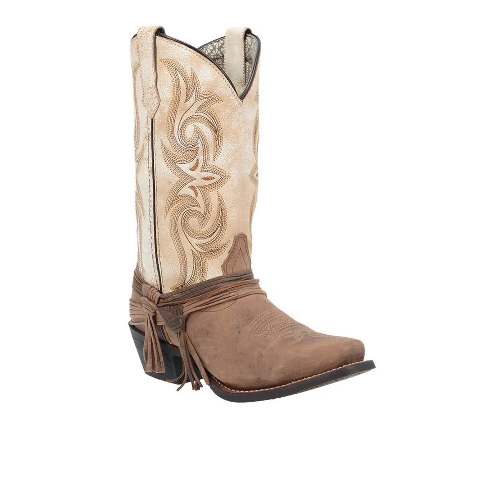 Myra Embroidered Square Toe Cowboy Boots - Image 2