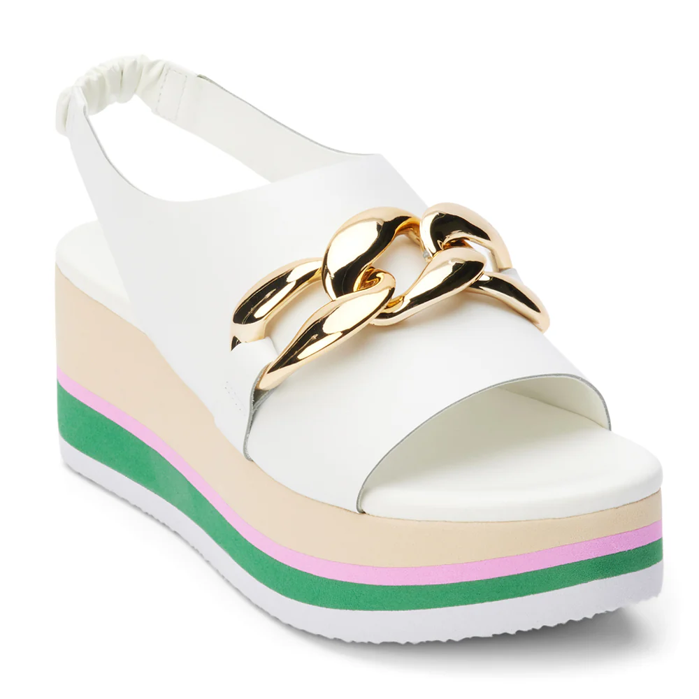 Natalia Sling Back Platform Sandals - Image 2