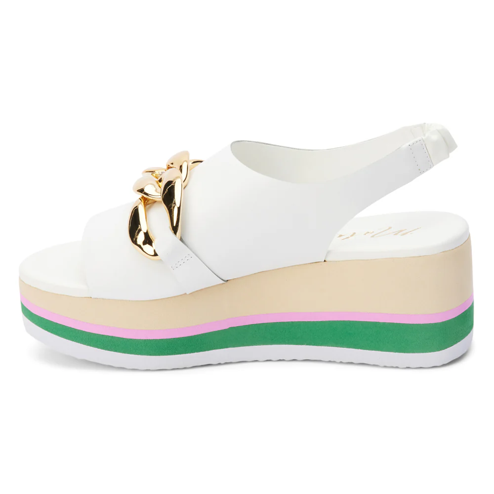 Natalia Sling Back Platform Sandals - Image 3