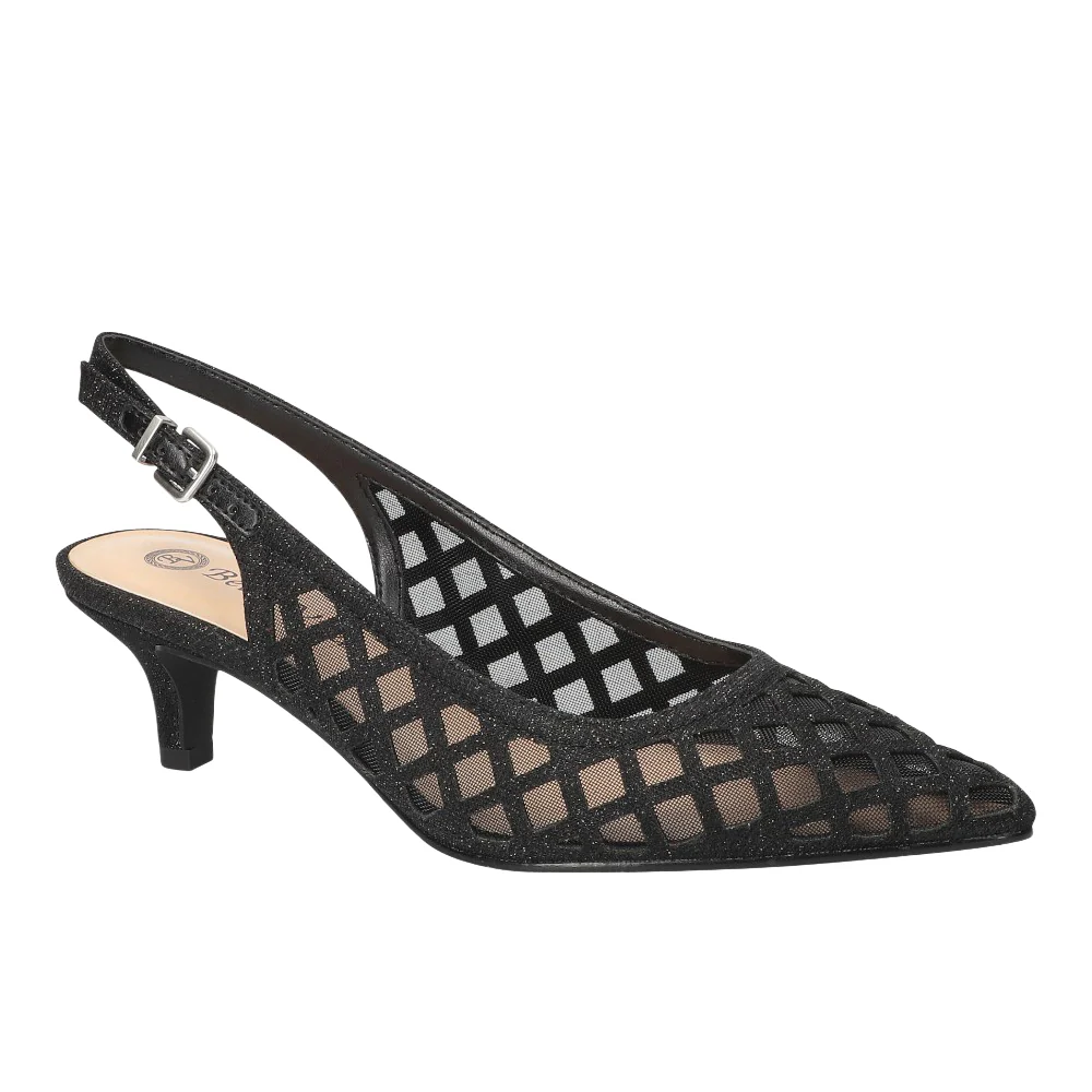 Noel Mesh Cut-Out Slingback Pumps - Image 2