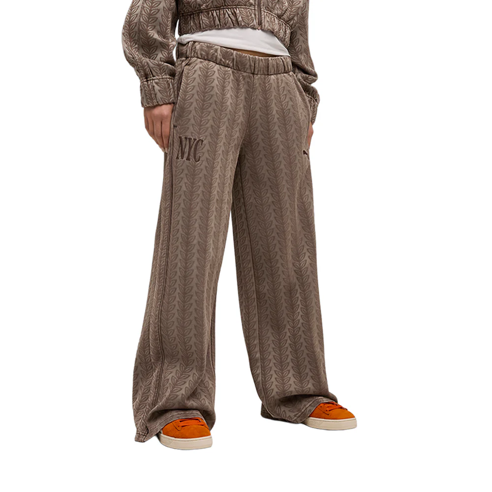 NYC T7 Jacquard Mid Rise Track Pants - Image 3