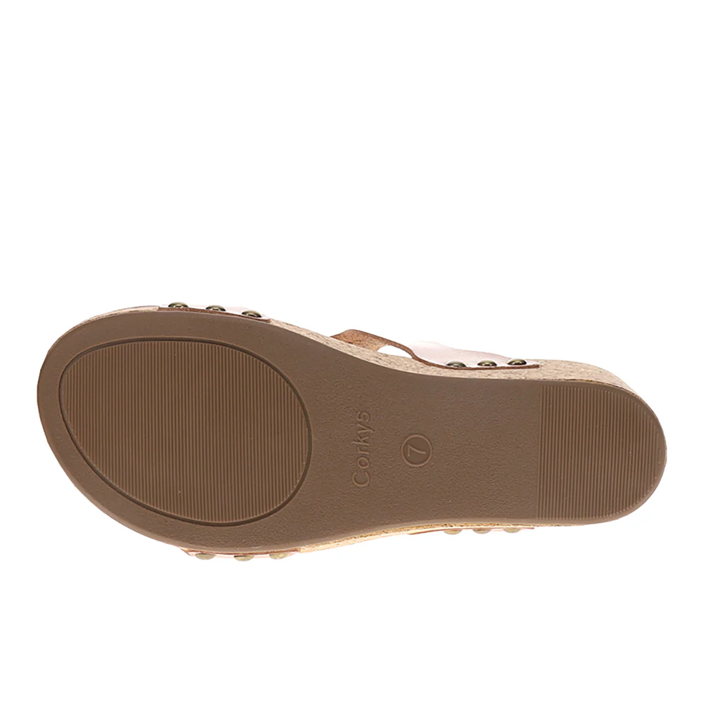 Obviously Studded Wedge Slide Sandals - Image 5