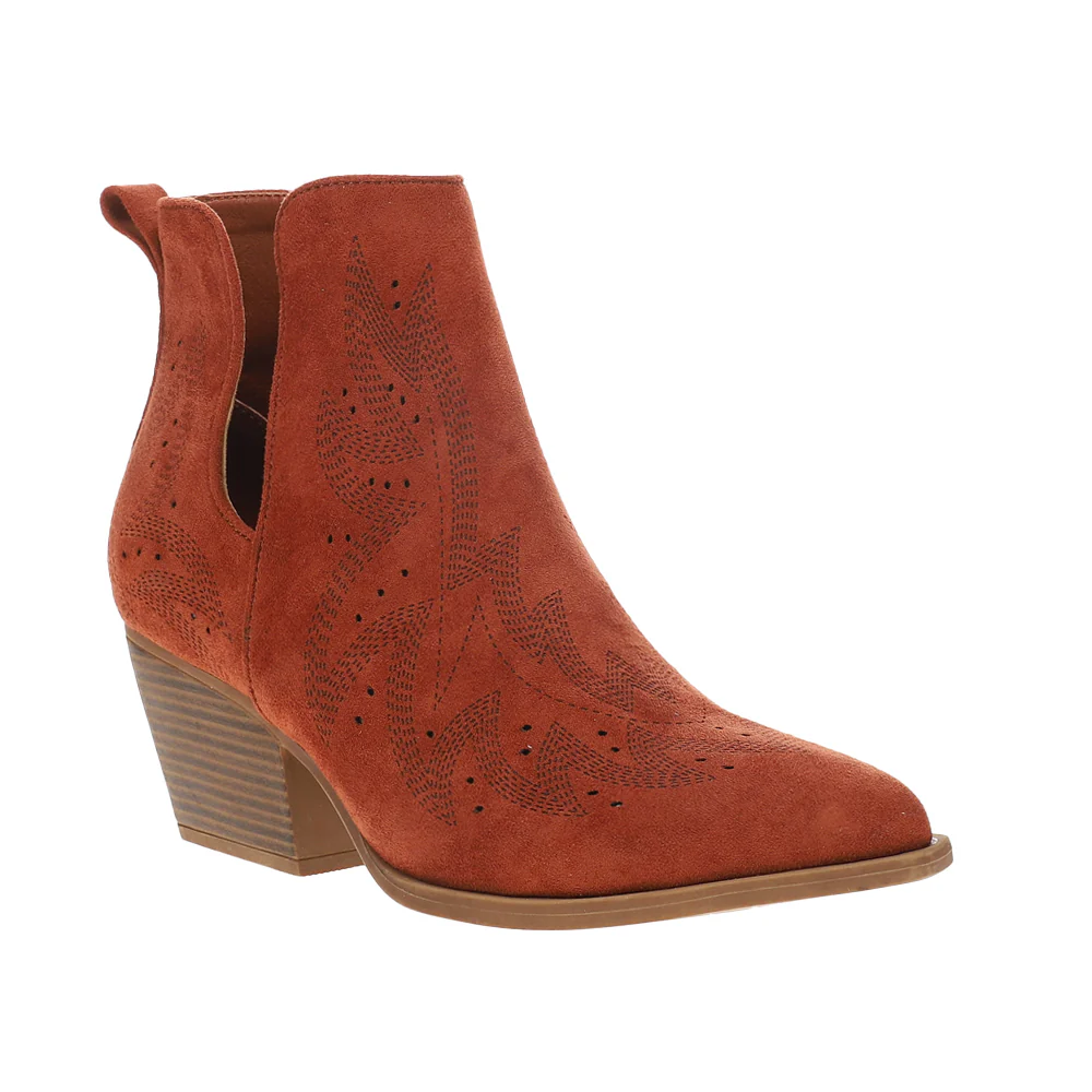 Olivia Pointed Toe Cowboy Booties - Image 2