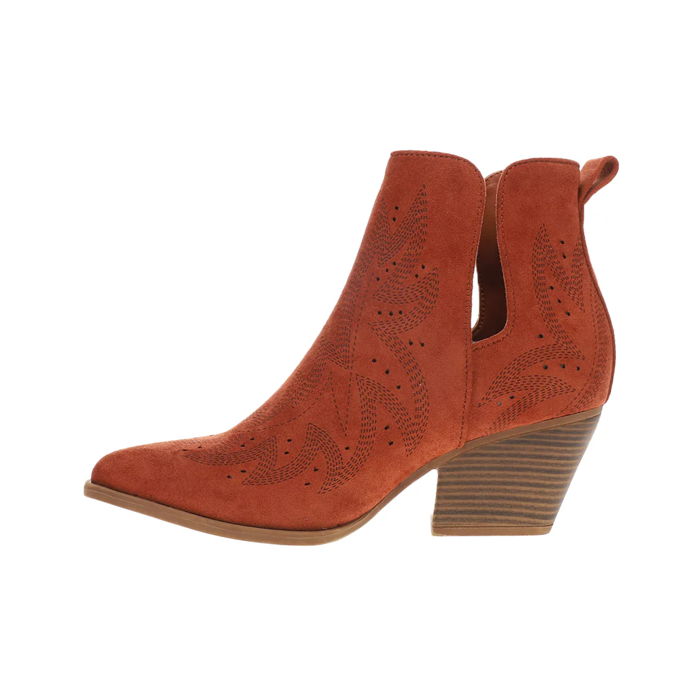 Olivia Pointed Toe Cowboy Booties - Image 3