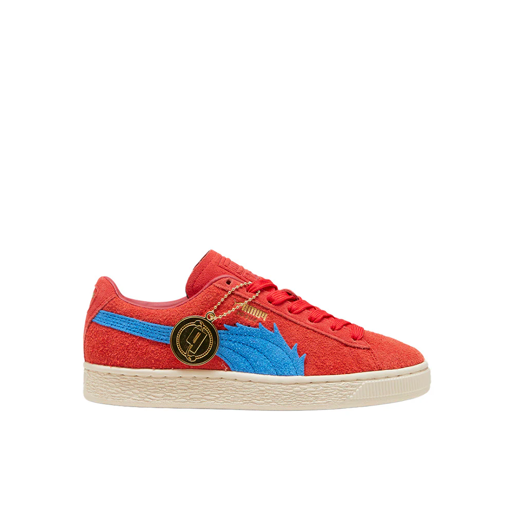PUMA X ONE PIECE Suede Lace Up Sneakers (Big Kid)