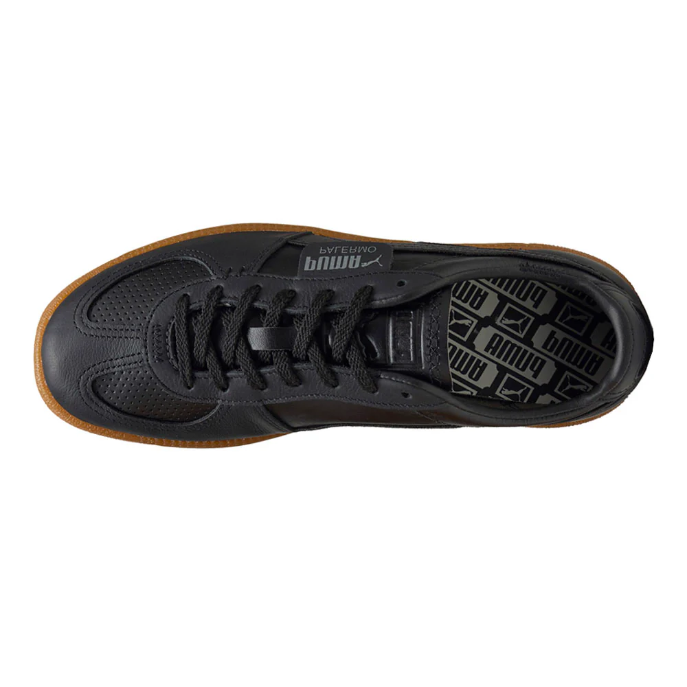 Palermo S and P Leather Perforated Lace Up Sneakers - Image 4