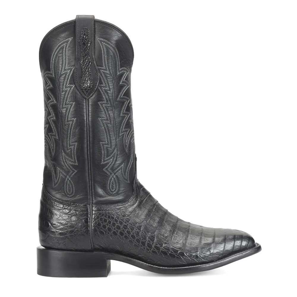 Panama 12 Inch Caiman Square Toe Cowboy Boots