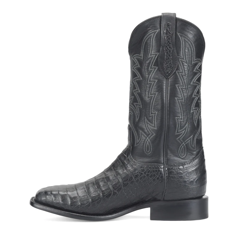 Panama 12 Inch Caiman Square Toe Cowboy Boots - Image 3