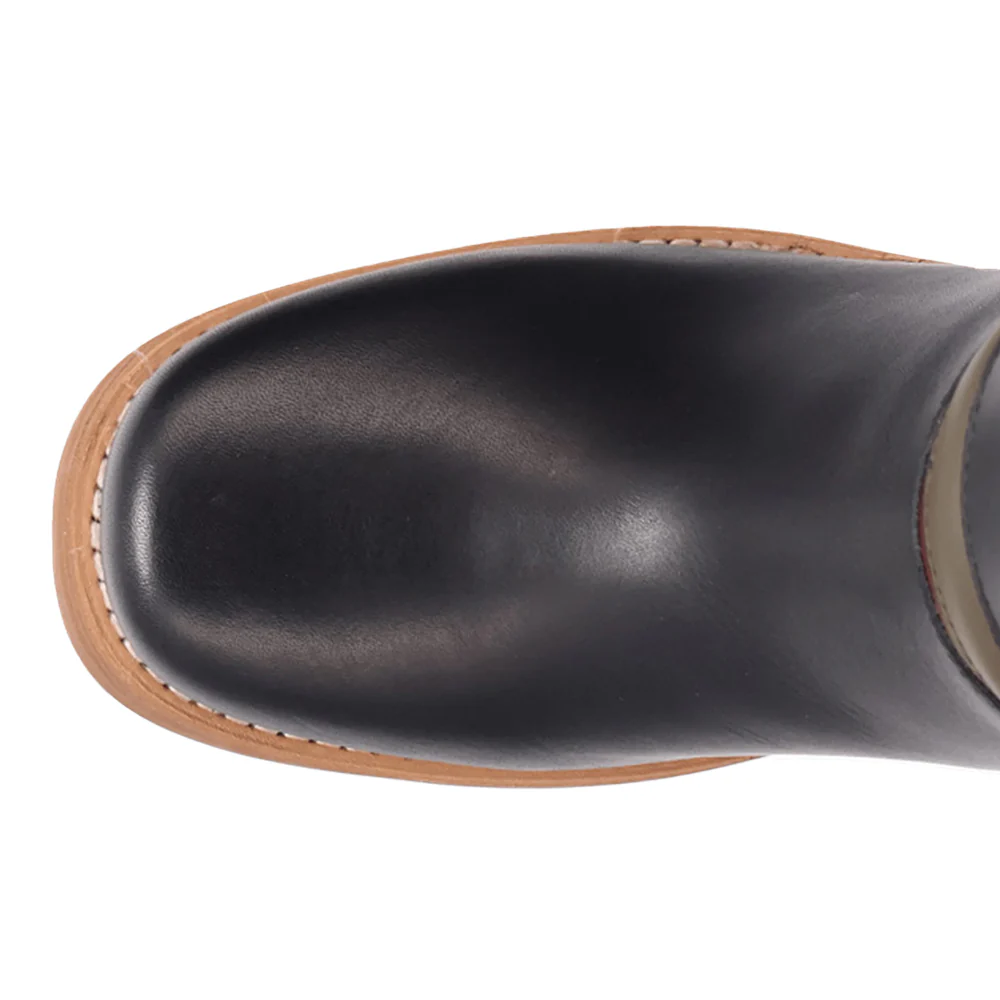Patches Leather Boots - Image 4