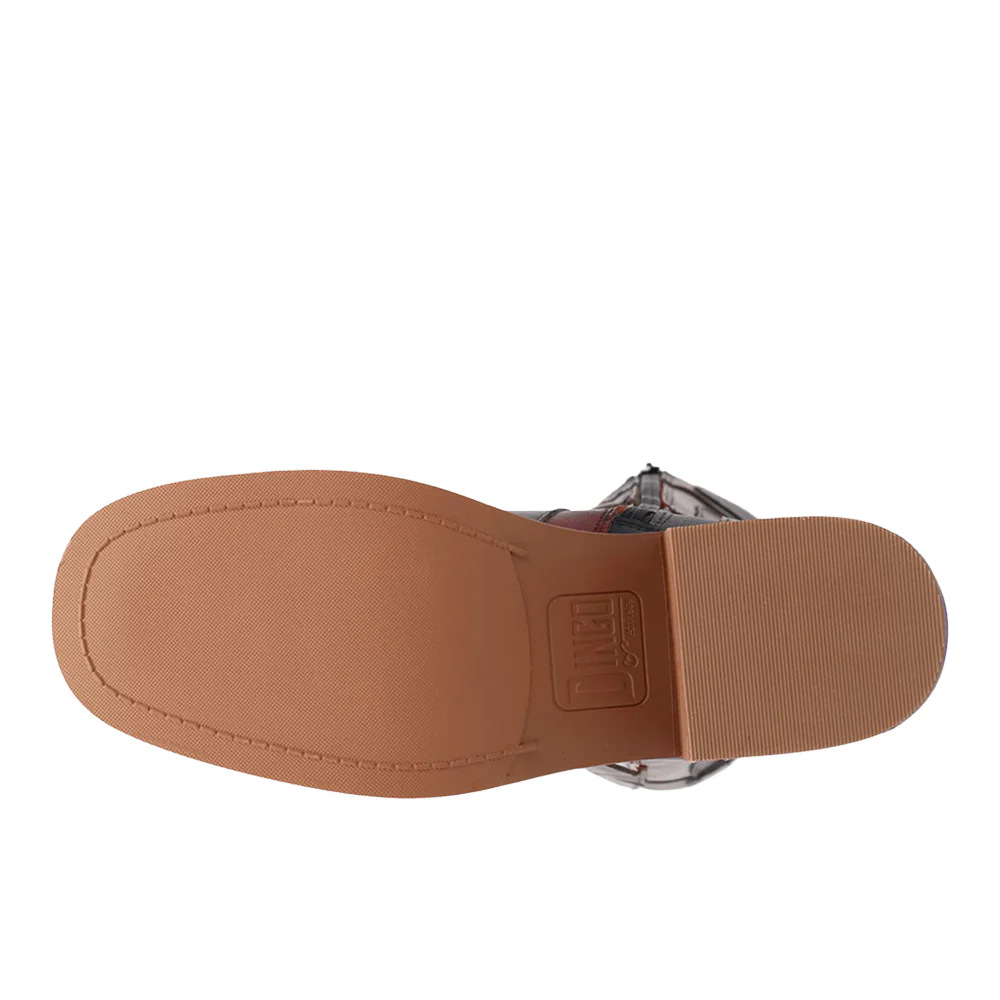 Patches Leather Boots - Image 5